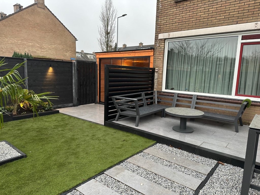 Bestrating en terras