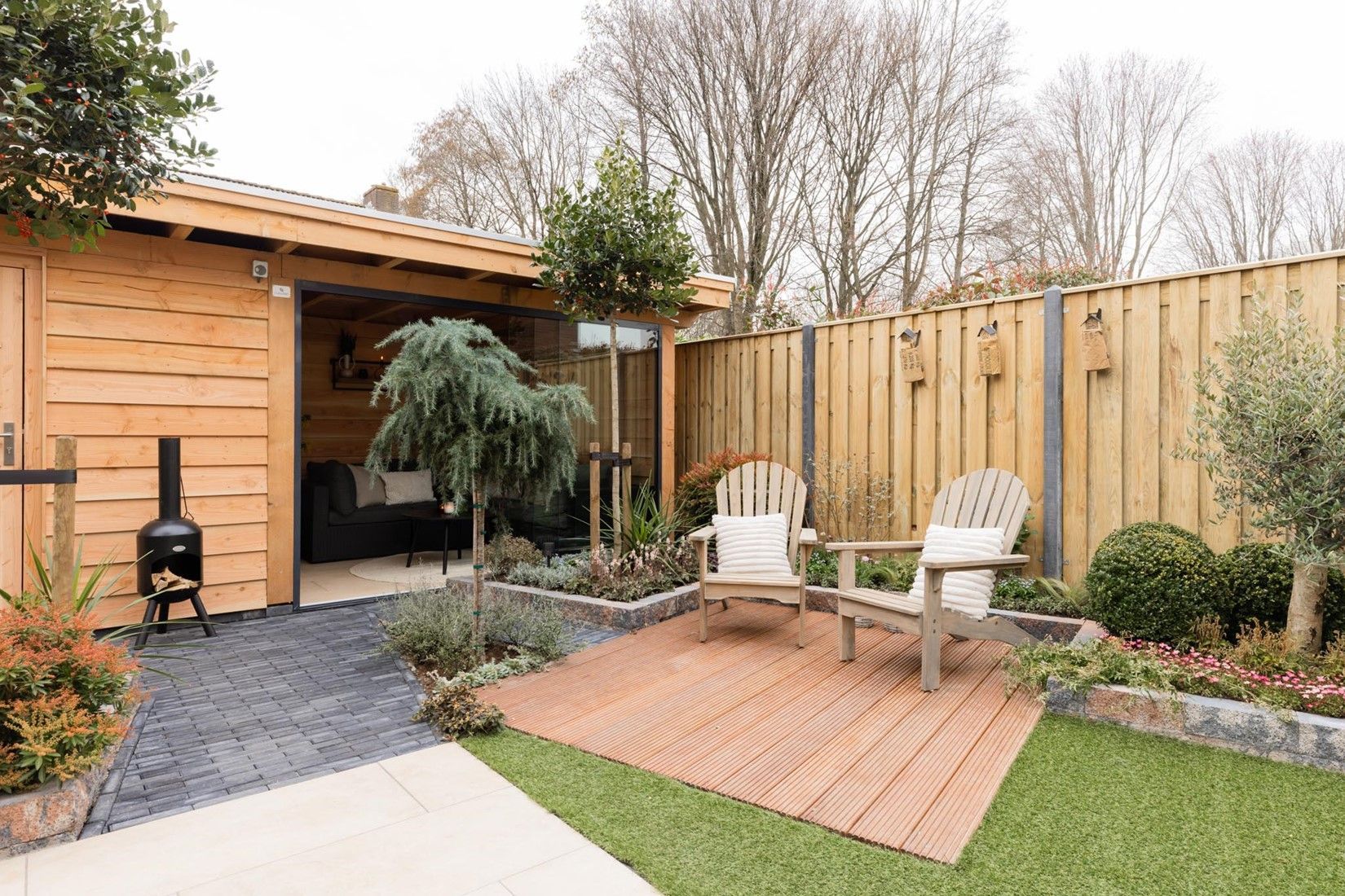 Bestrating en terras